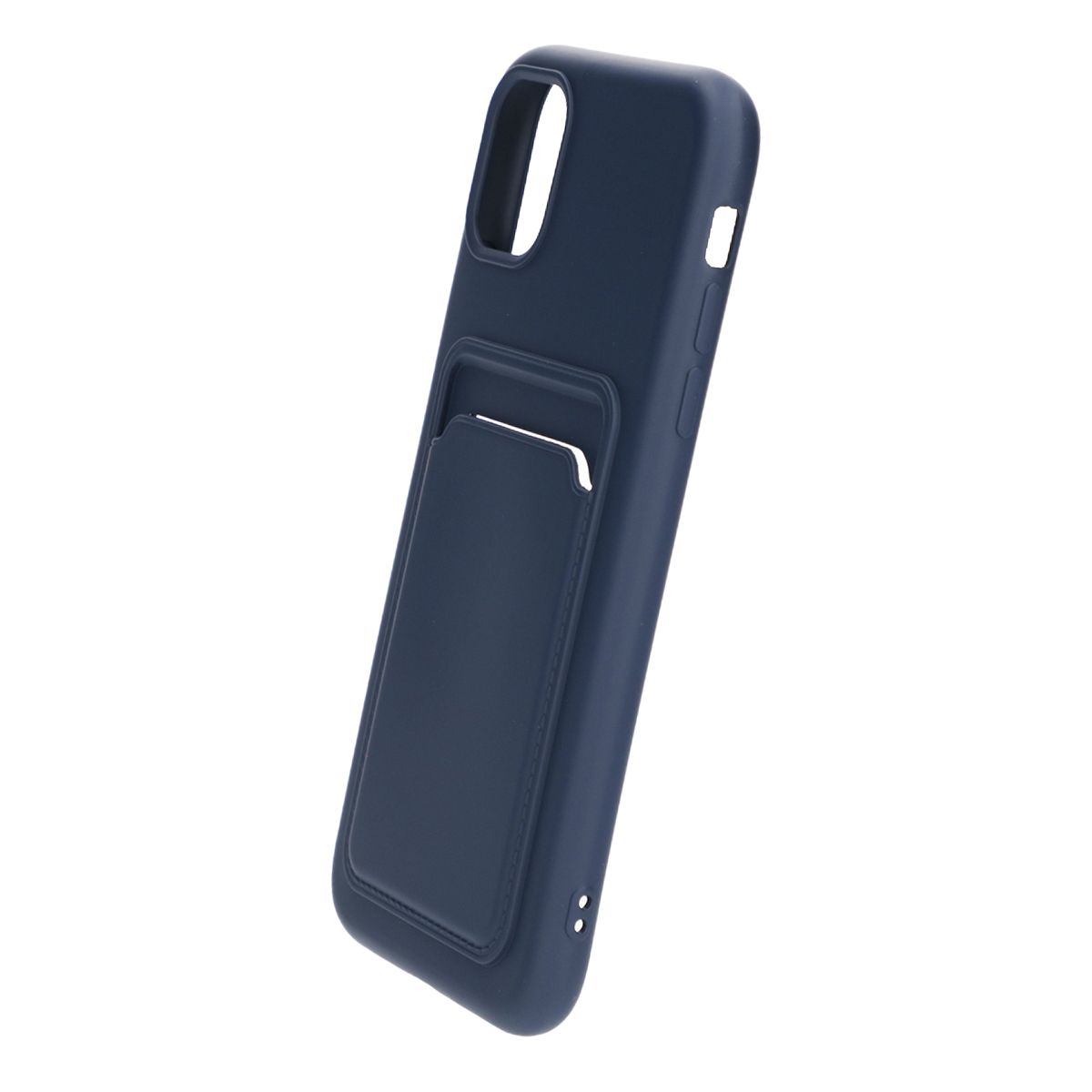 iPhone 11 Silikonskal med Korthållare - Blå
