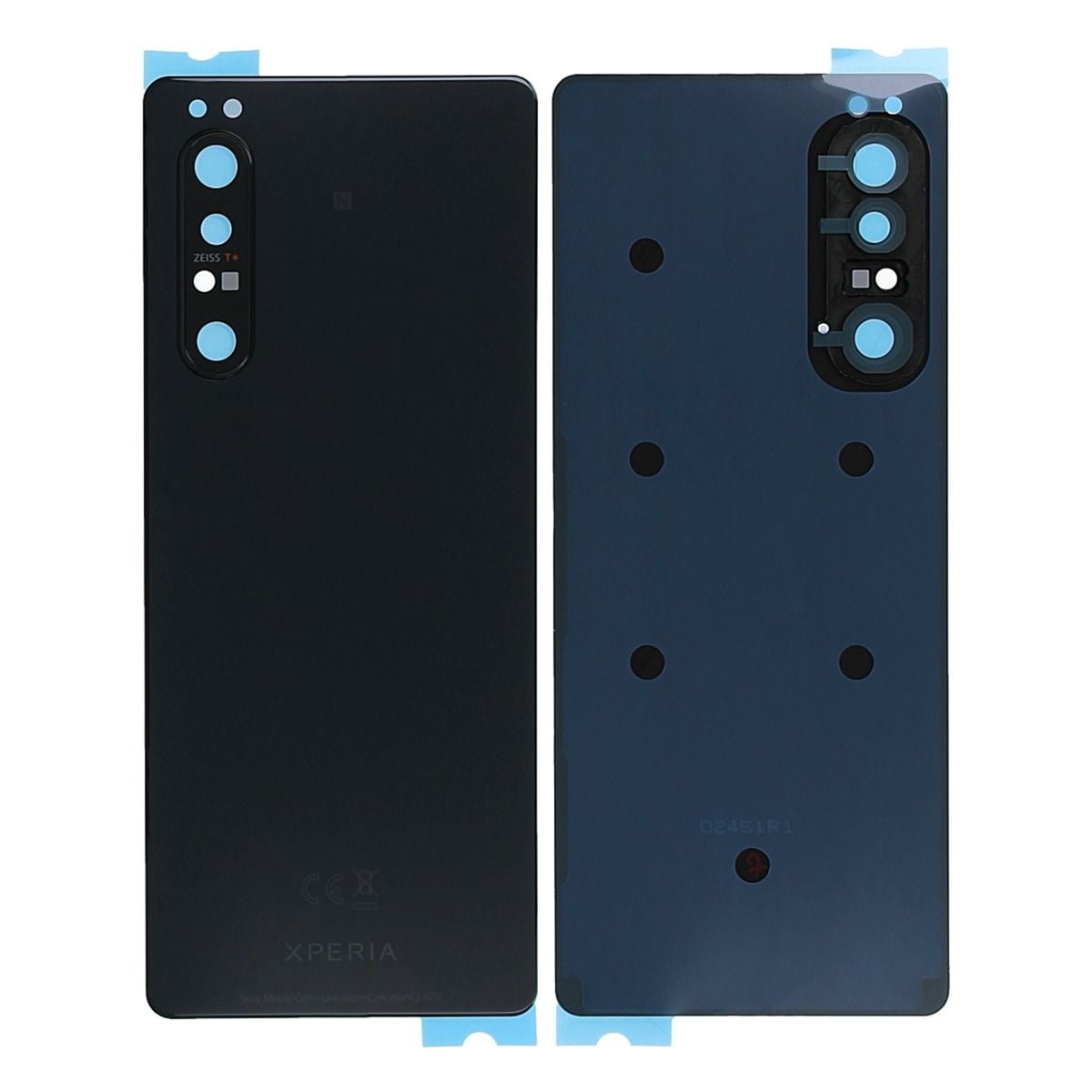 Sony Xperia 1 II XQ-AT51 XQ-AT52 Baksida - Svart