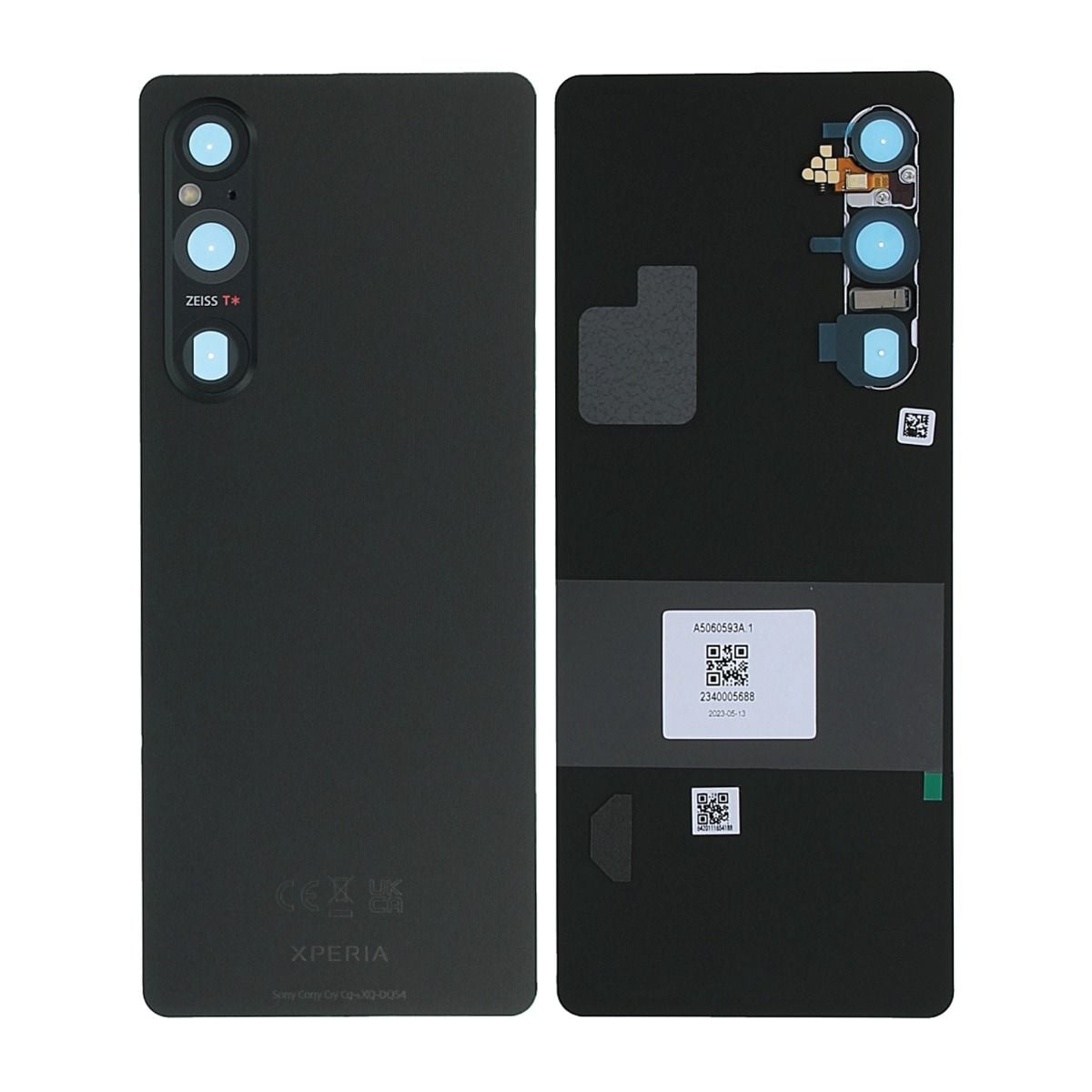 Sony Xperia 1 V XQ-DQ54 Baksida - Svart