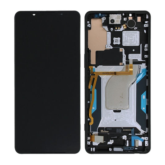 Sony Xperia 1 VI XQ-EC54 och XQ-EC72 Display med LCD Skärm - Svart