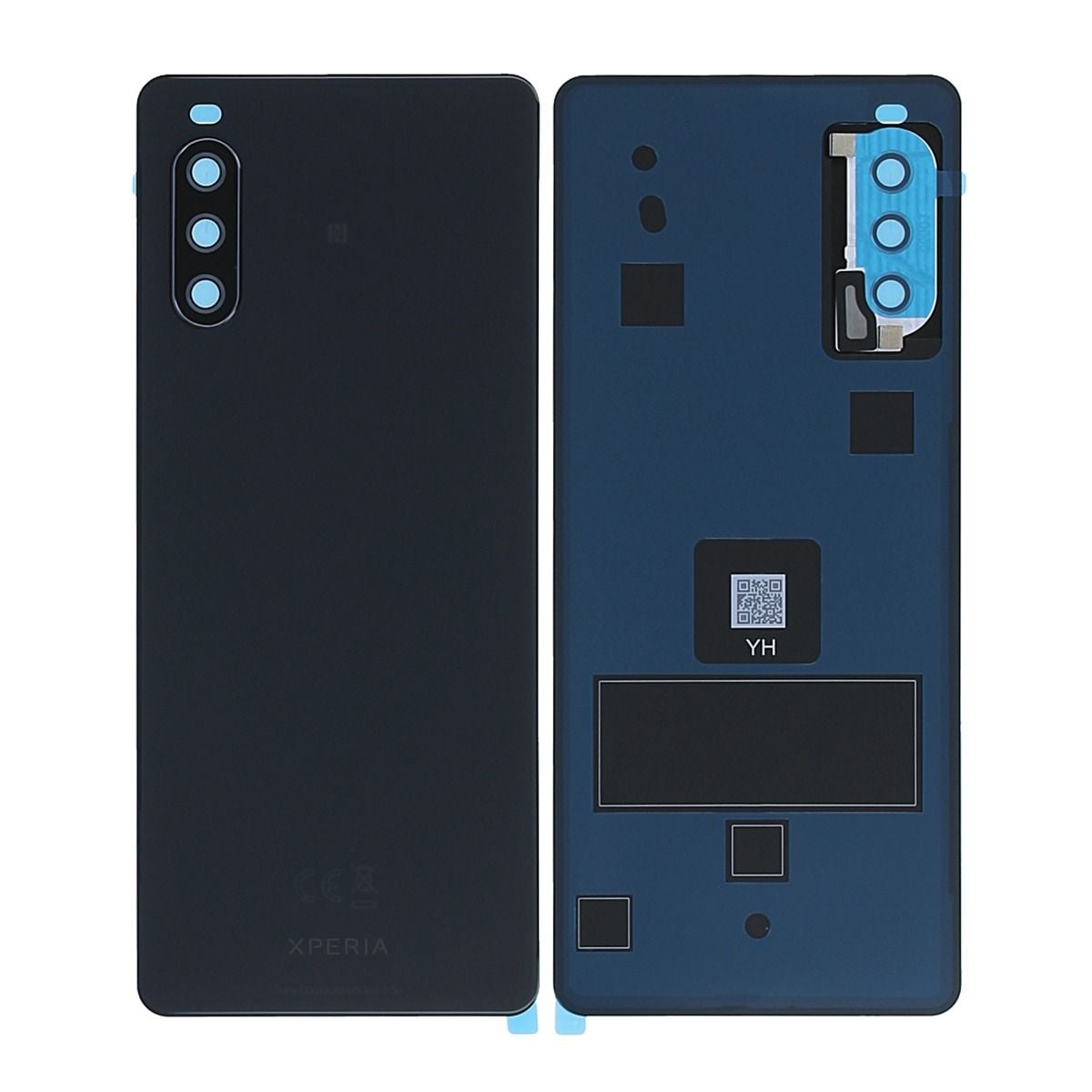 Sony Xperia 10 III XQ-ES54 och XQ-ES72 Baksida - Svart