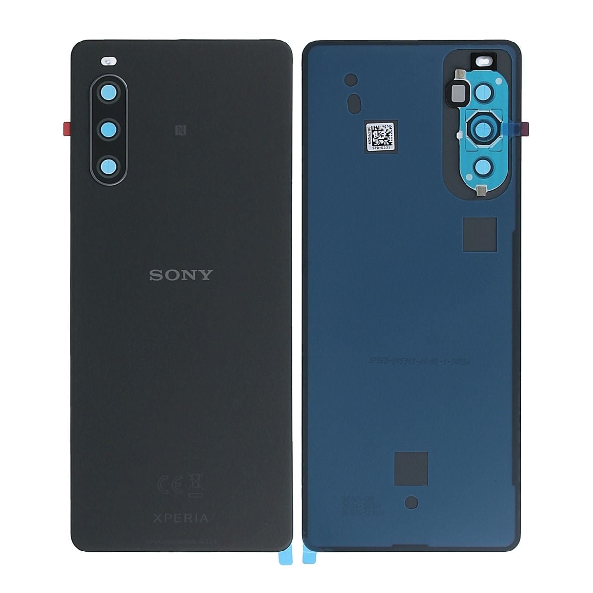 Sony Xperia 10 IV XQCC54 Baksida - Svart