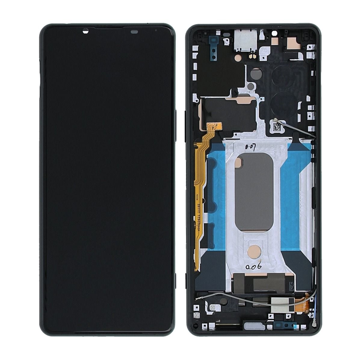 Sony Xperia 5 III XQ-BQ52 XQ-BQ62 Display med LCD Skärm - Svart