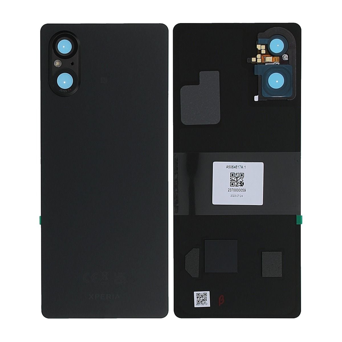 Sony Xperia 5 V XQ-DE54 Baksida - Svart