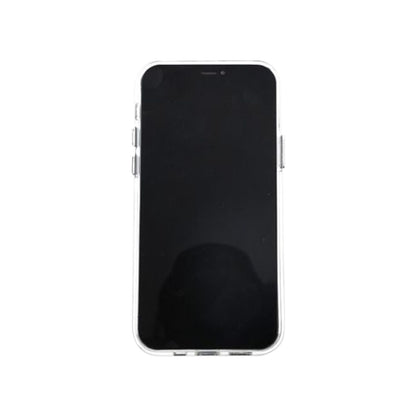 Mobile case with motif for iPhone 12 and 12 Pro - Blue Leaves