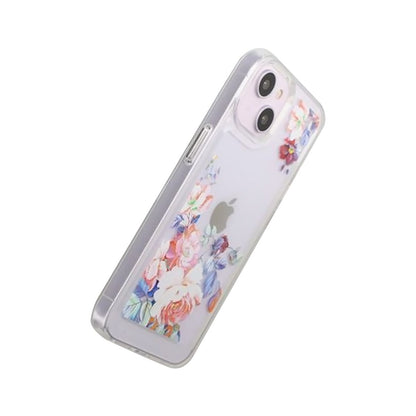 iPhone 14 Mobile Case with Motif - Retro Flowers
