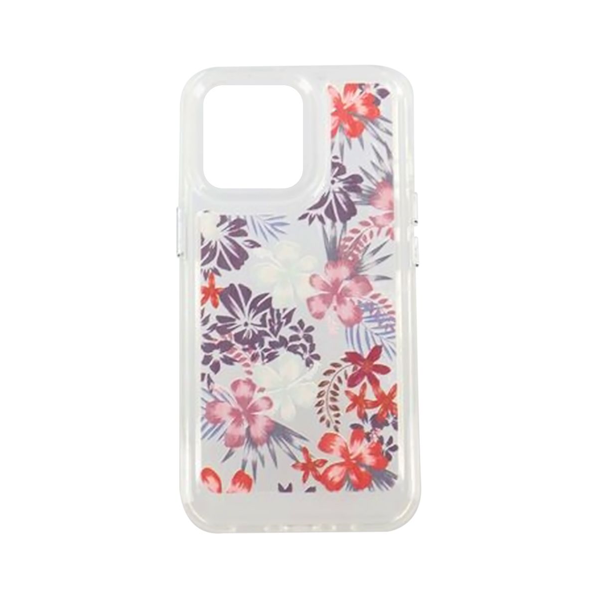 iPhone 14 Mobile Case with Motif - Red Flowers