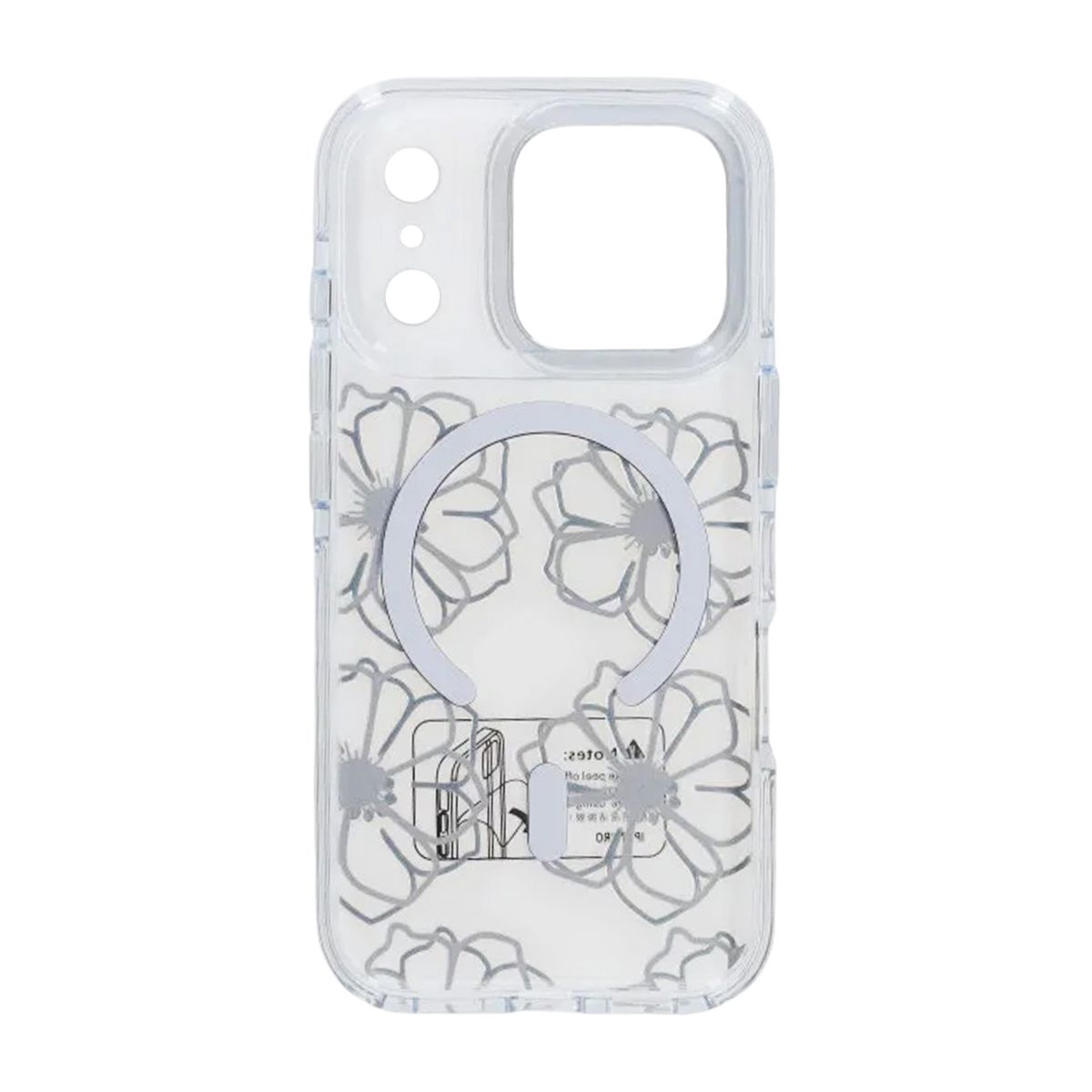 Sparkling Rhinestone Magnetic Case For iPhone 17 Pro Max Big Gold Flower