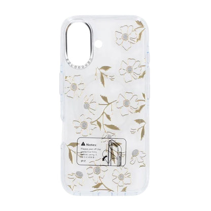 Case Magsafe for iPhone 17 - Transparent flowers and twigs