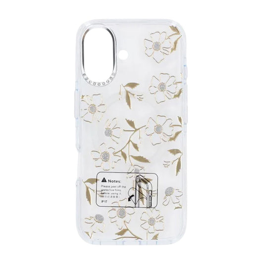 Case Magsafe for iPhone 17 - Transparent flowers and twigs