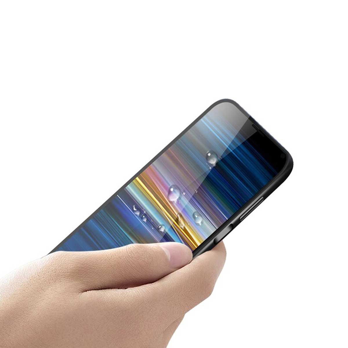 Skärmskydd Sony Xperia L3 - Härdat Glas Svart