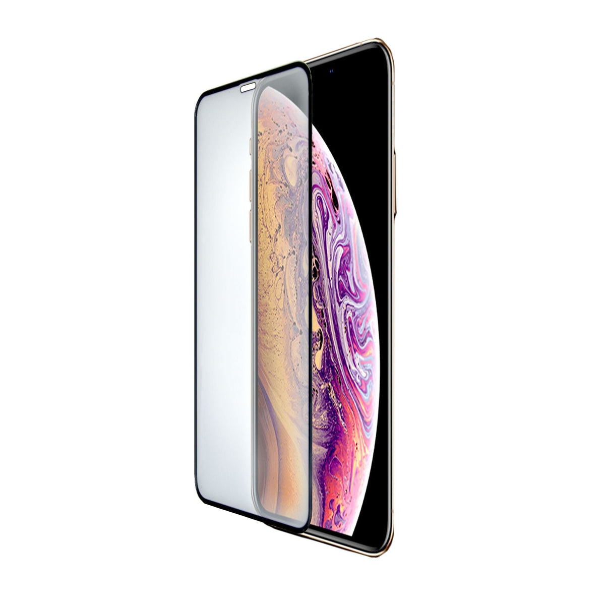 Screen Protector iPhone XS Max and 11 Pro Max - 3D Tempered Glass Black