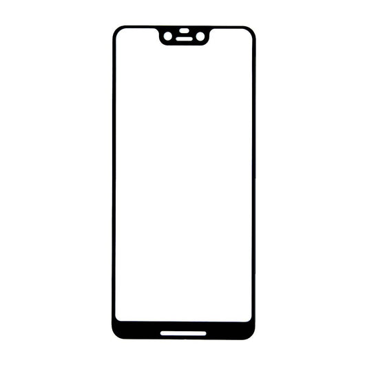 Skärmskydd Google Pixel 3 XL - Härdat Glas Svart Bulk