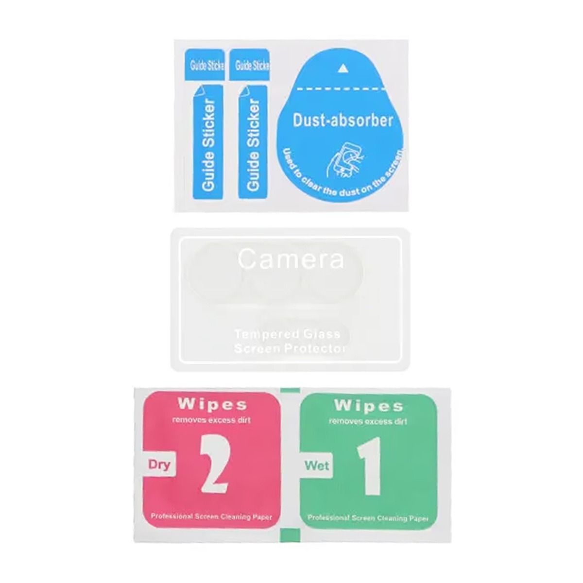 Transparent 3D Camera Glass Protector Samsung S26 Ultra with packing