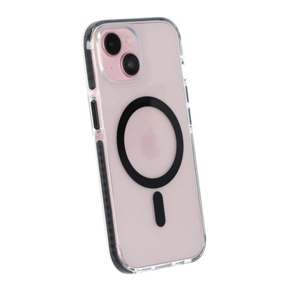 iPhone 15 Mobilskal Magnet Dubbelskydd - Svart