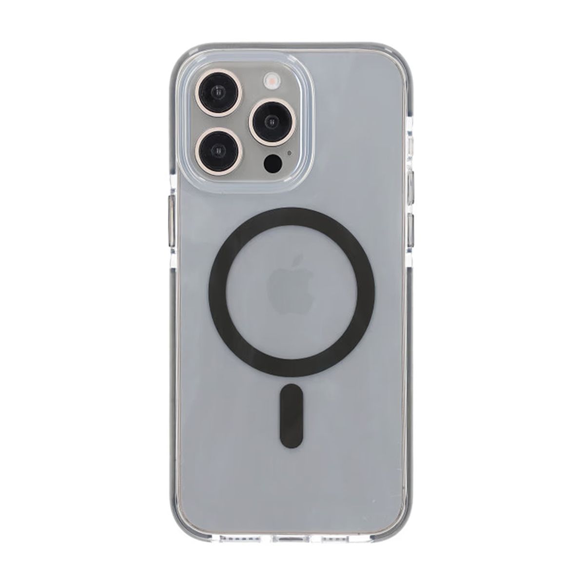 iPhone 15 Pro Mobilskal Magnet Dubbelskydd - Grå