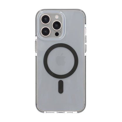iPhone 15 Pro Mobilskal Magnet Dubbelskydd - Grå