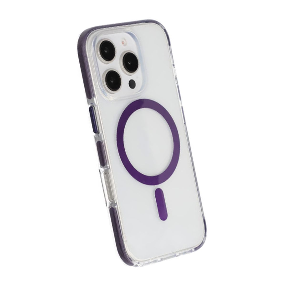 iPhone 16 Pro Max Mobile Case Magnet Double Protection - Purple