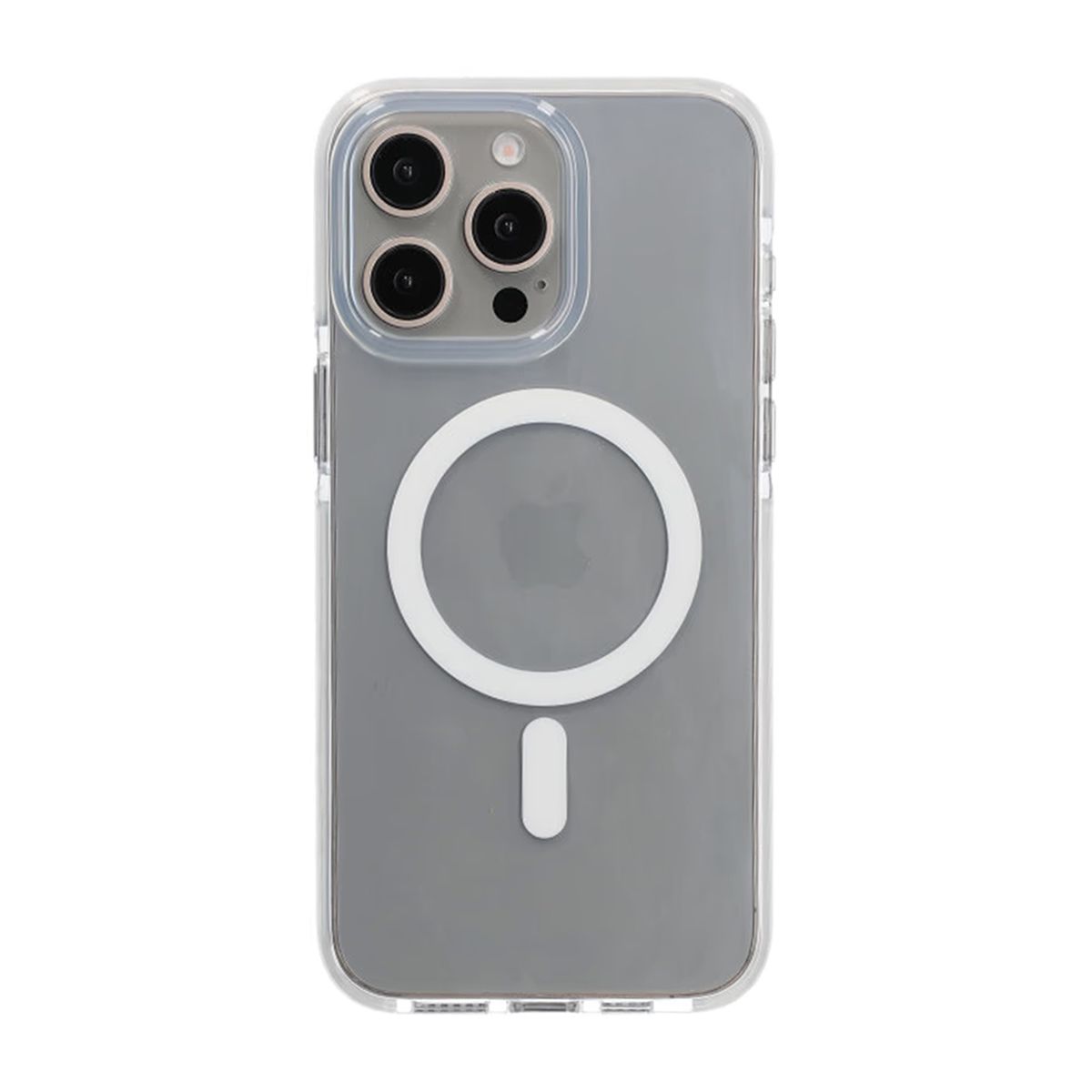 iPhone 15 Pro Max Mobile Case Magnet Double Protection - White