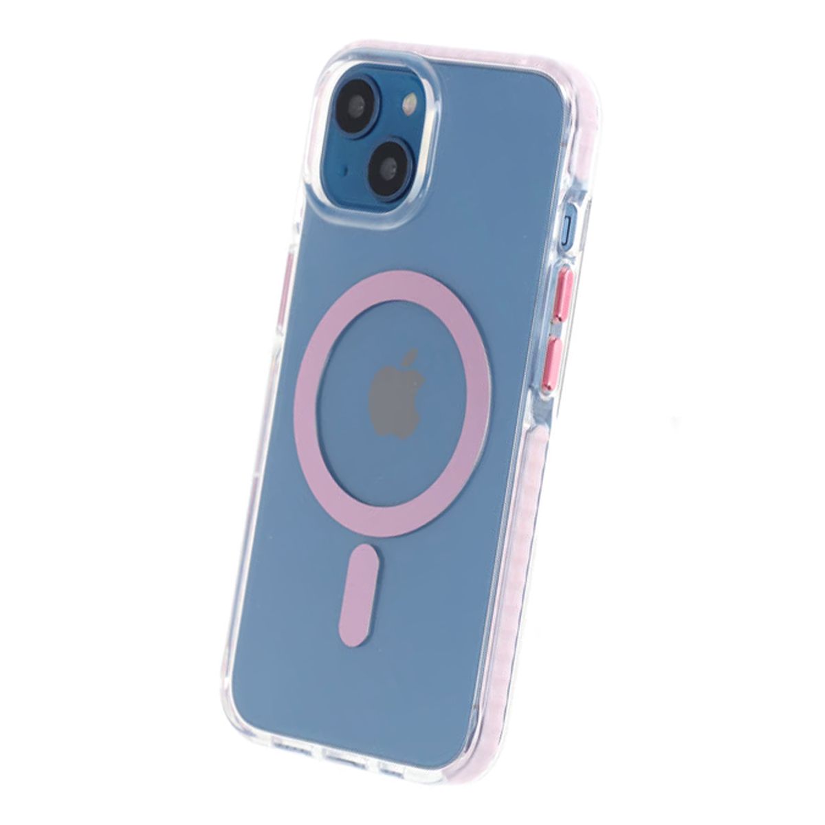 Mobile Case Magnet Double Protection for iPhone 13 and 14 - Pink