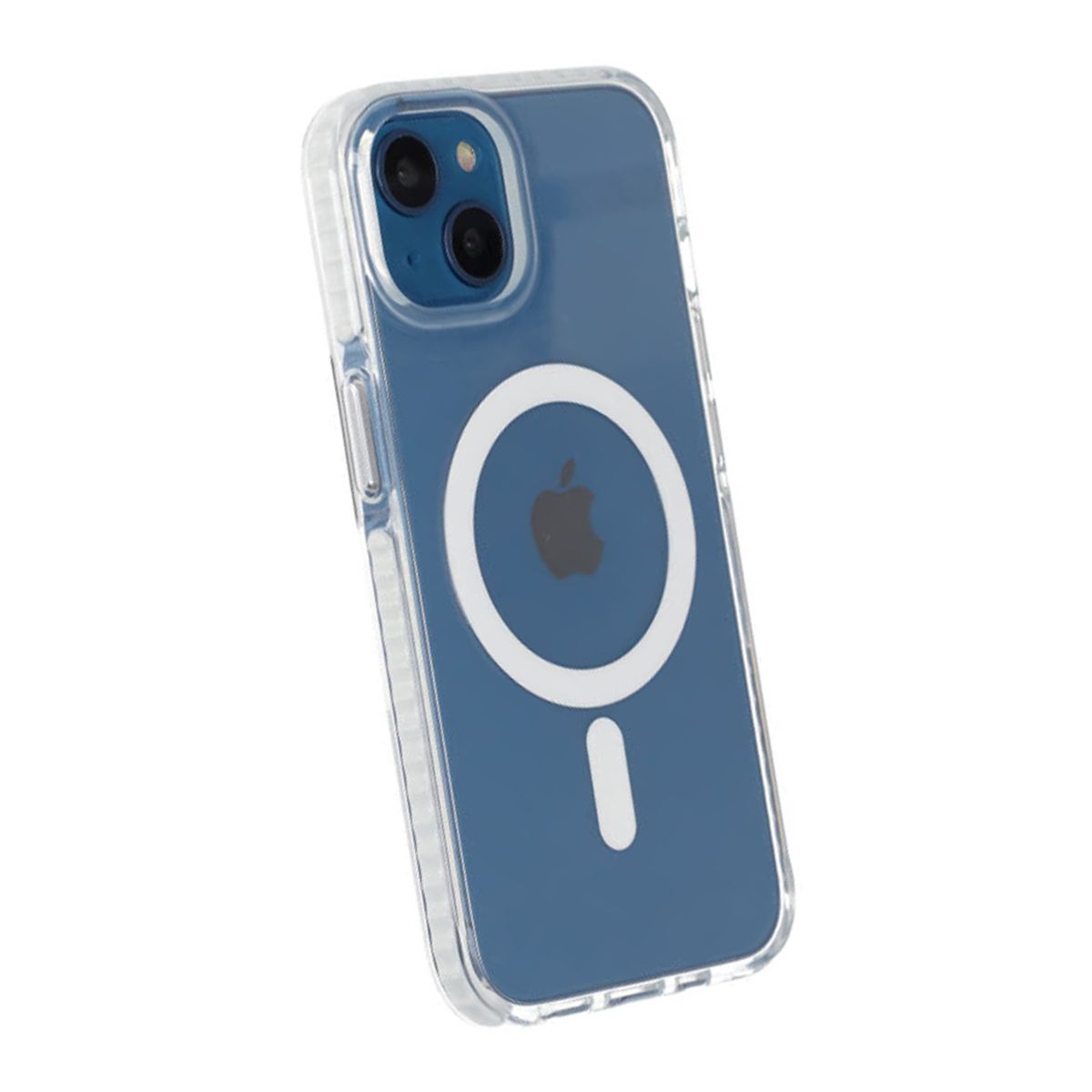 iPhone 13/14 Mobilskal Magnet Dubbelskydd - Vit