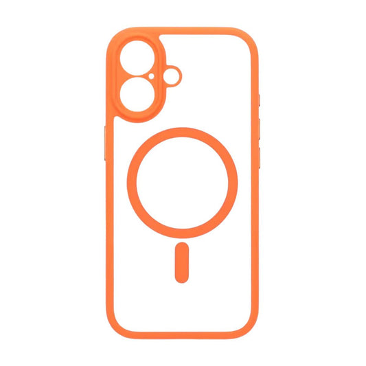 Skal för iPhone 17 med MagSafe & Kameraskydd med Orange