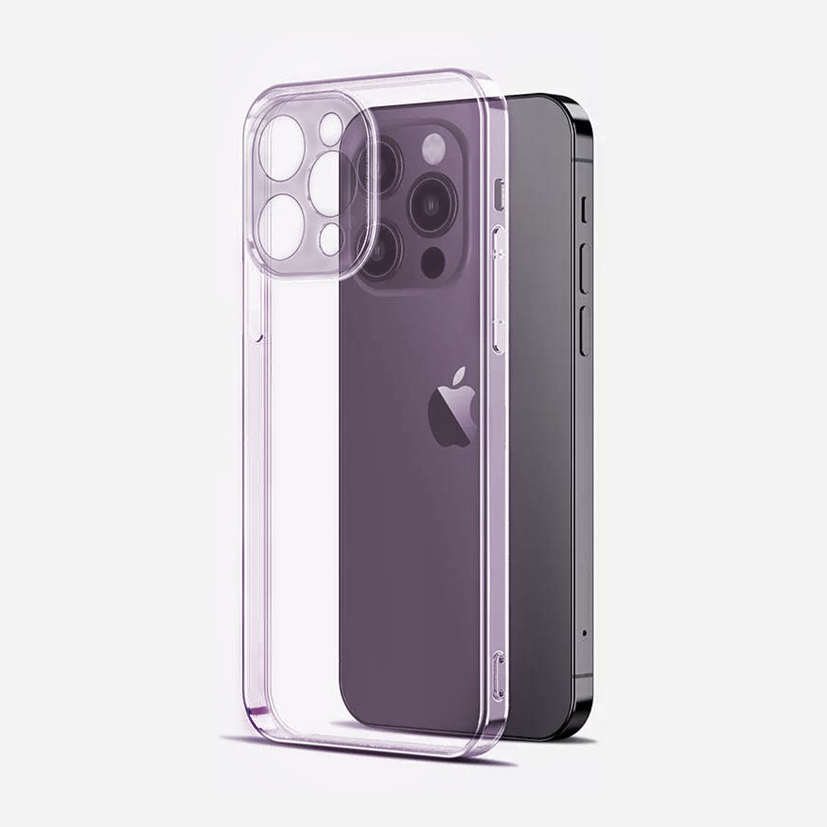 iPhone 14 Pro Mobile Case Ultrathin TPU - Purple