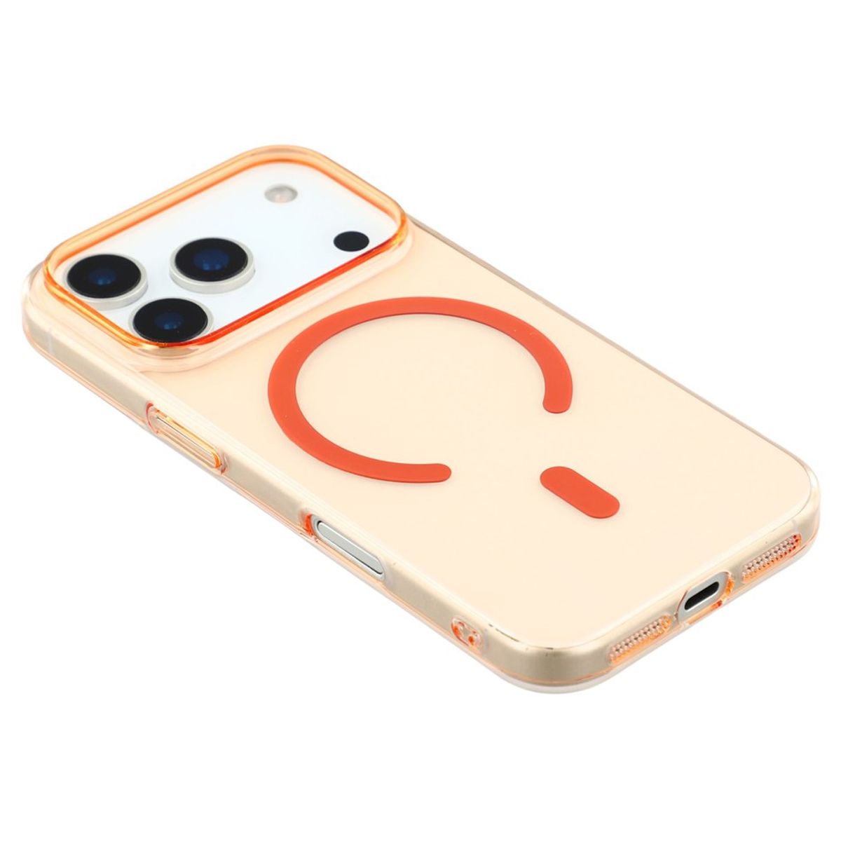 Ultratunt Mobilskal med Kameraskydd för iPhone 17 Pro - Orange