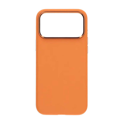 Mobilskal konstläder med Magsafe för iPhone 17 Pro - Orange