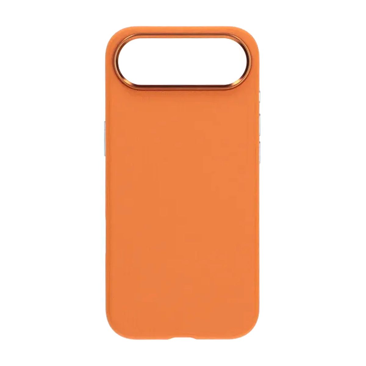 Mobilskal Konstläder med Kameraskydd för iPhone Air - Orange