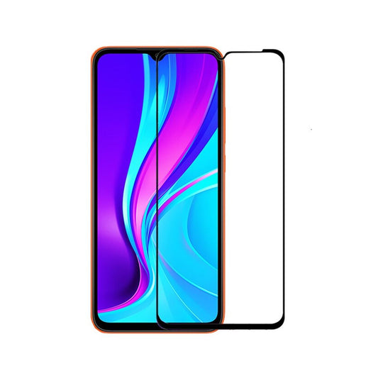 Skärmskydd Xiaomi Redmi 9C - 3D Härdat Glas Svart Bulk