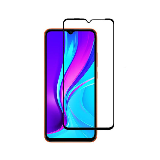 Skärmskydd Xiaomi Redmi 9C - 3D Härdat Glas Svart Bulk
